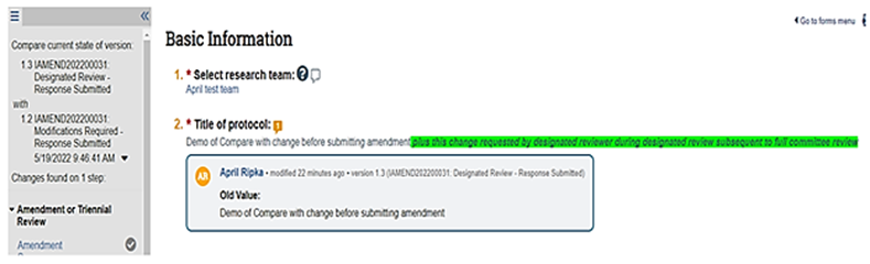 Recentchanges Adjusting Version to Review Only Most Recent Changes - Research Support